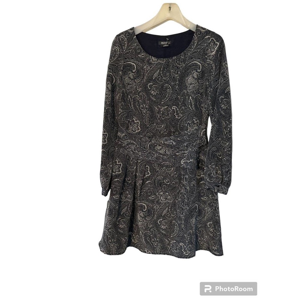WANKO SILK PAISLEY DRESS SZ 6 (36)